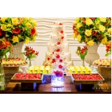 buffet de casamento com decoração valor Ipiranga